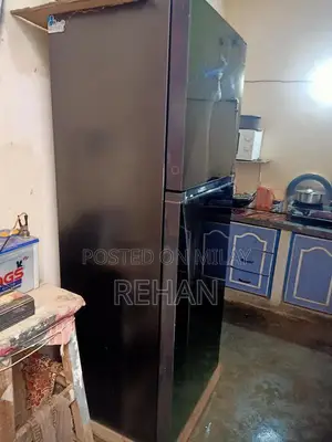 Photo - Haier Full-Size Glass Door Refrigerator with Inverter Technology