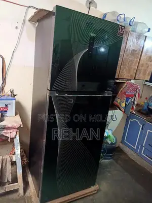 Haier Full-Size Glass Door Refrigerator with Inverter Technology