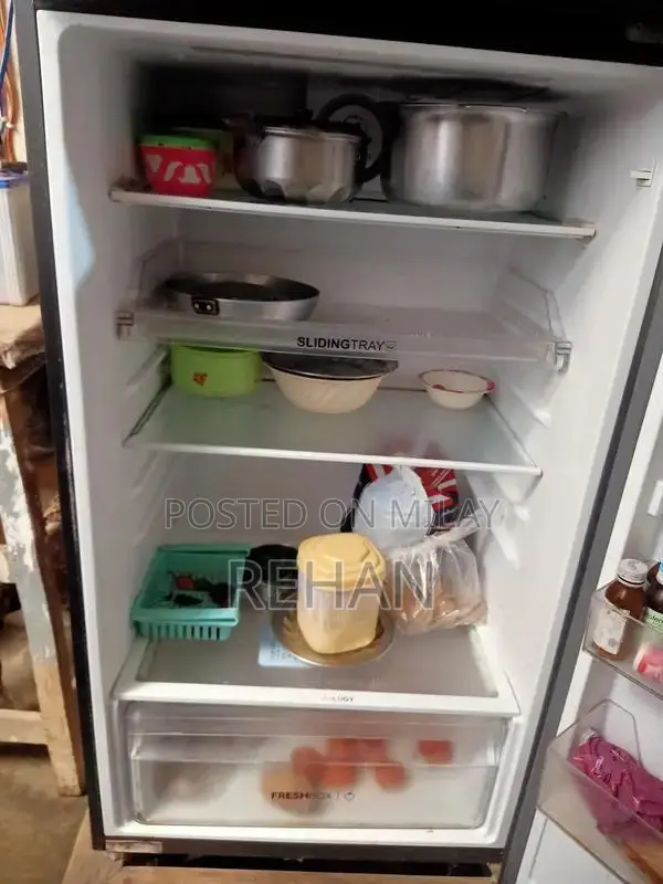 Haier Full-Size Glass Door Refrigerator with Inverter Technology