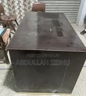 Compact Office Table - Wooden Workstation with Good Material