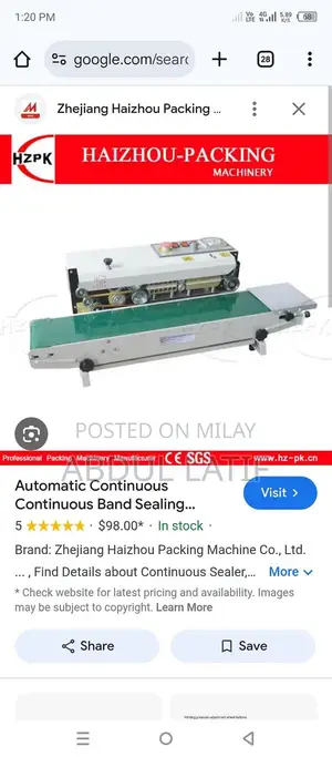 Professional Steel Body Food Sealer Machine with Compressor