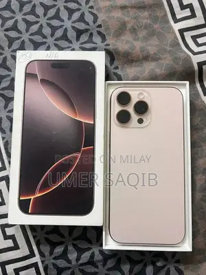 Apple iPhone 16 Pro Max Desert Titanium High-Performance Smartphone