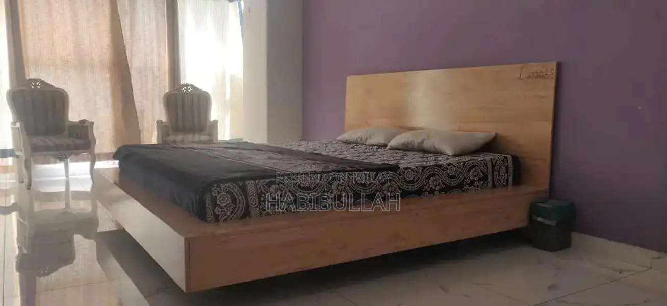 King Size Bed Frame with Solid Iron Construction