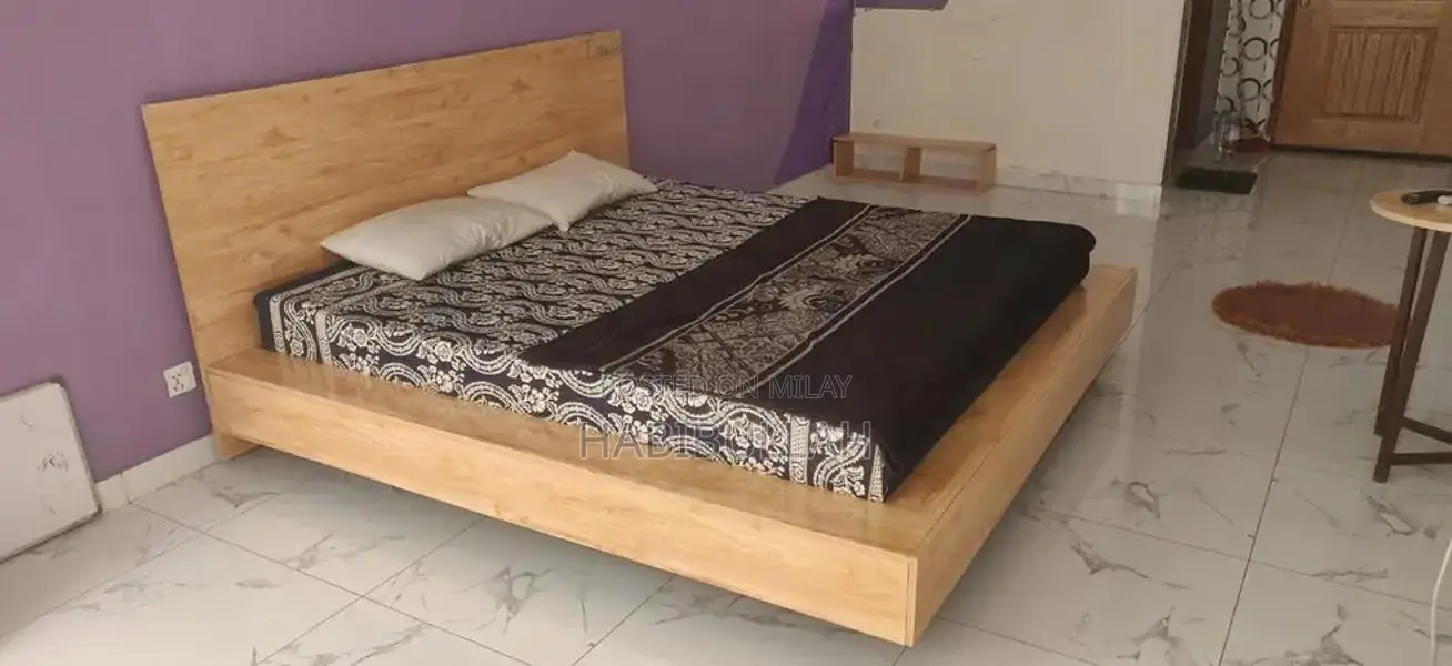 King Size Bed Frame with Solid Iron Construction