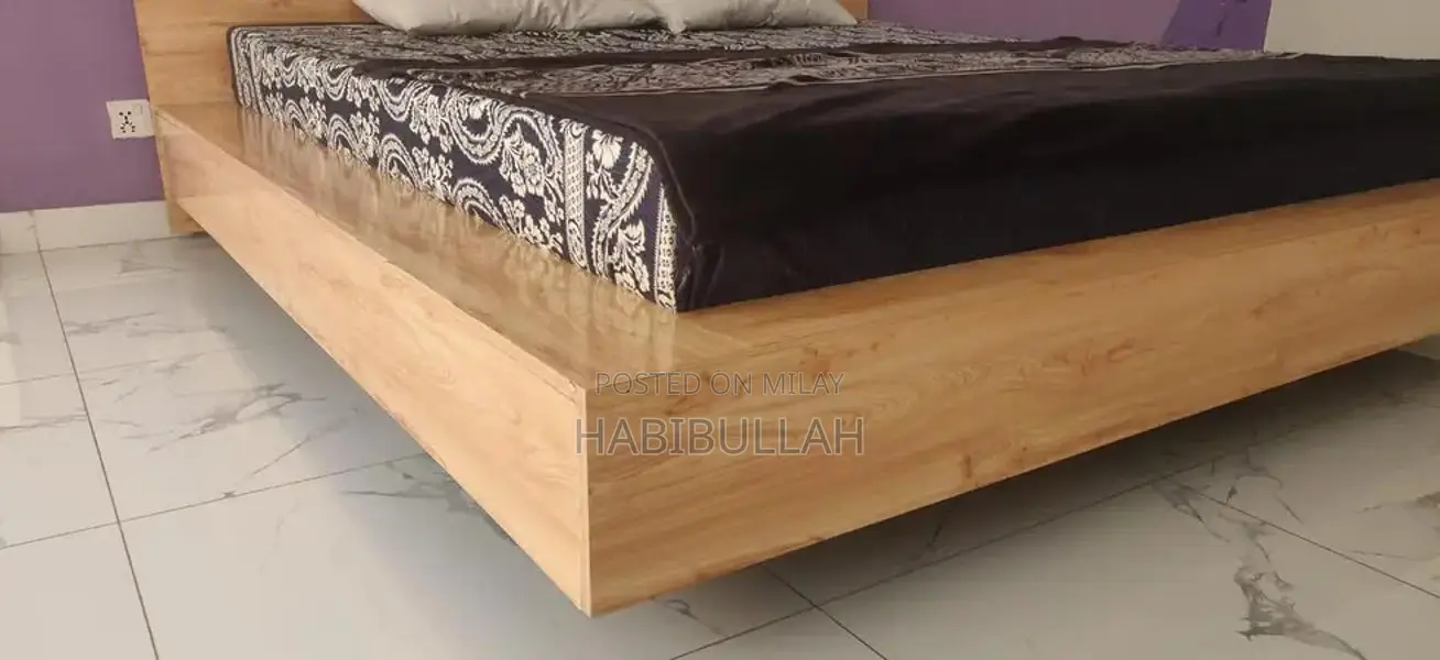 King Size Bed Frame with Solid Iron Construction