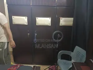 Complete Bedroom Set: King Size Bed with Bedside Table and Wardrobe