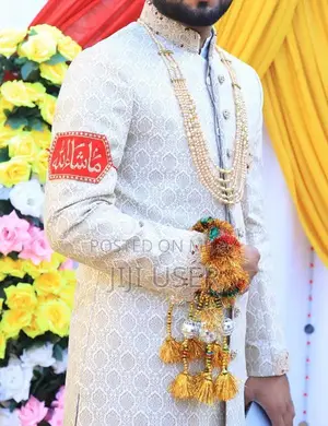 Men's Medium Branded Wedding Sherwani Complete Traditional Outfit
