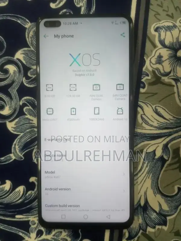 Infinix Zero 8 Smartphone - Quad Camera High-Performance Mobile