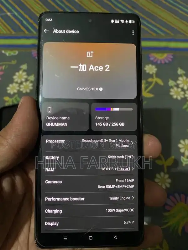 OnePlus 11R Smartphone - High Performance Mobile Device