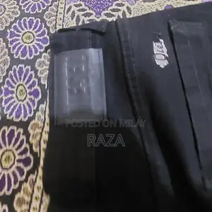 Men's Slim Black Pant - Size 32 Waist Trousers