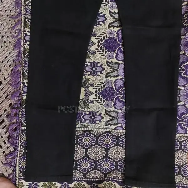 Men's Slim Black Pant - Size 32 Waist Trousers