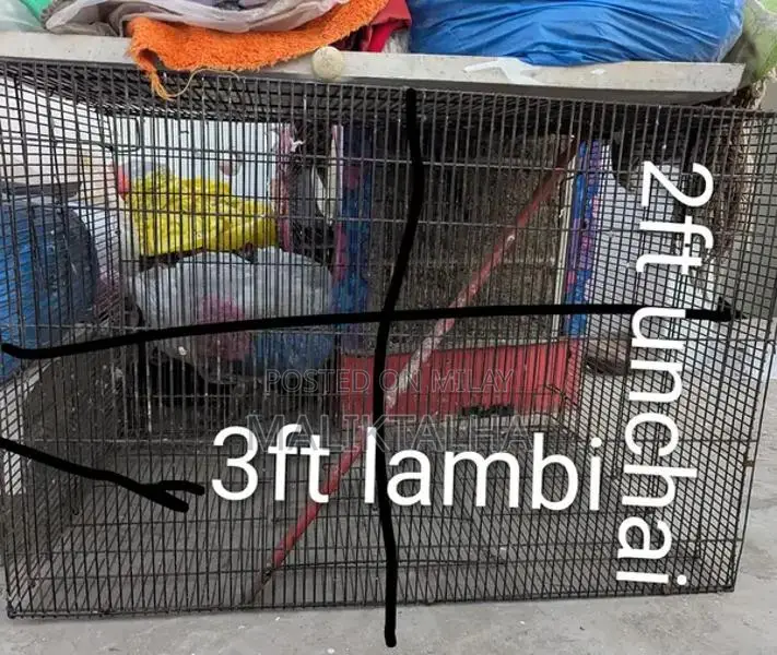 Sturdy Wire Pet Cage for Sale - Good Condition