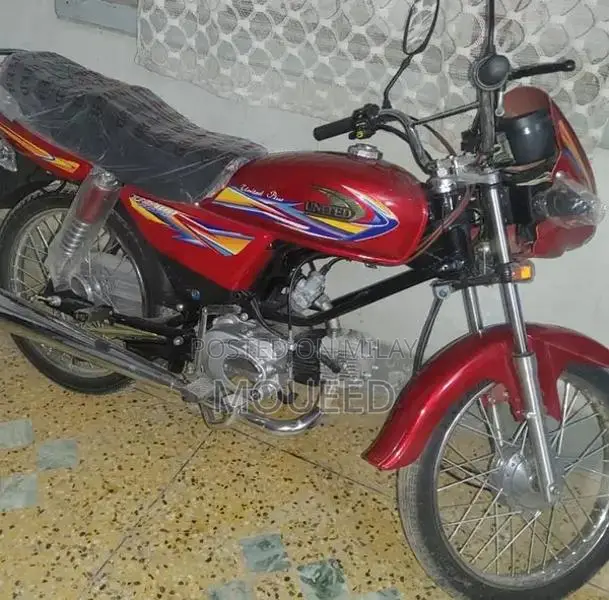 United 100cc Prider Motorcycle - Low Mileage, Excellent Condition