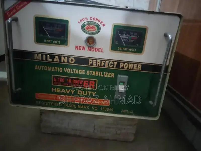 Milano 10000W Automatic Voltage Stabilizer with 6 Relay