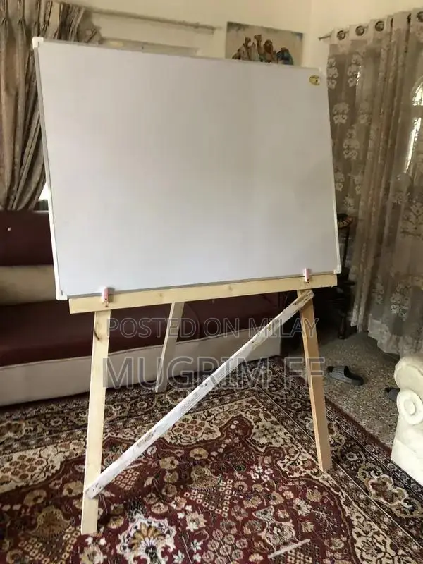 Foldable Wooden Display Stand for Mirrors and Whiteboards