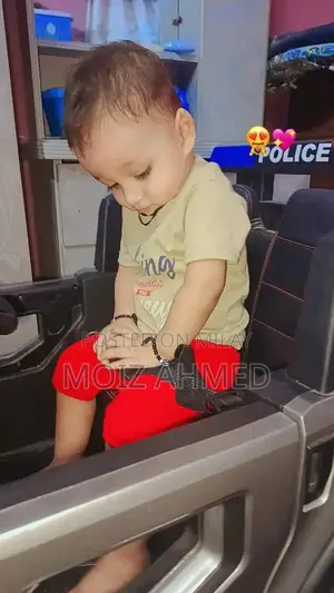 Photo - Kids Battery-Operated Remote Control Police Jeep Toy