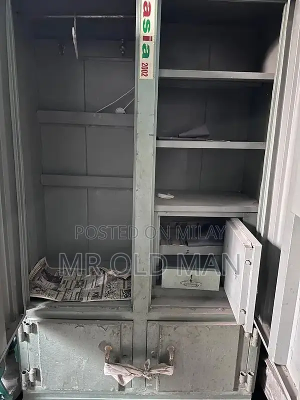 Heavy-Duty Iron Safe Storage Cabinet