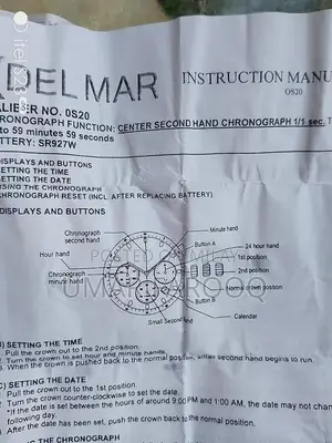 Del Mar Classic Analog Wristwatch - Timeless Elegant Design