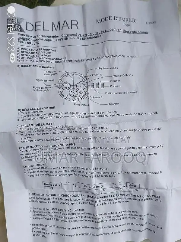 Del Mar Classic Analog Wristwatch - Timeless Elegant Design