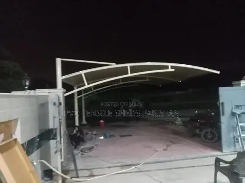 Tensile Parking Shade Structure for Cars and Outdoor Protection