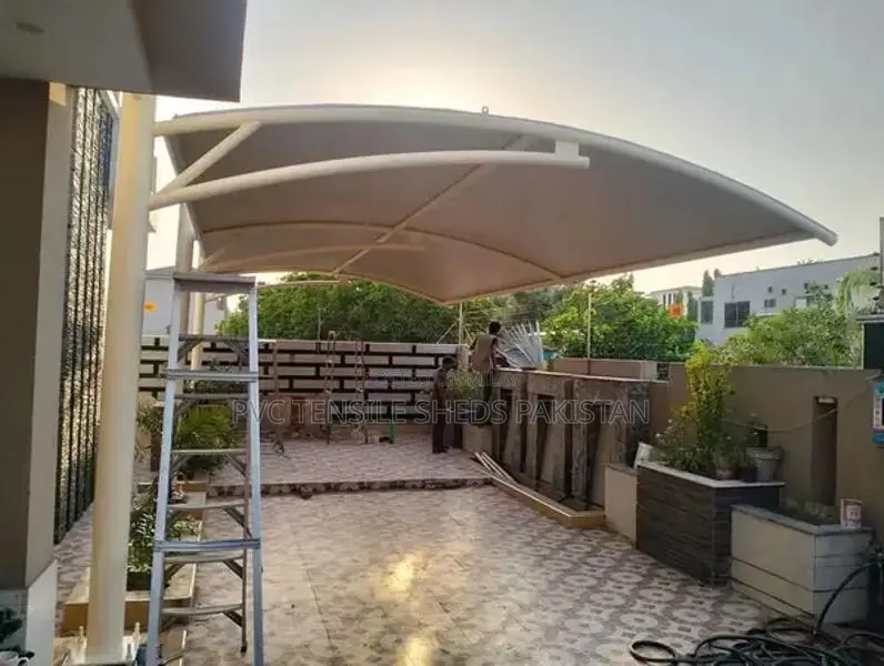 Tensile Parking Shade Structure for Cars and Outdoor Protection