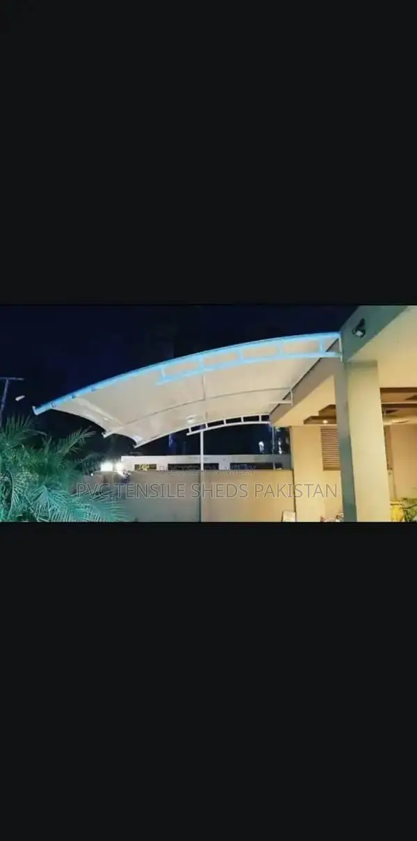 Tensile Parking Shade Structure for Cars and Outdoor Protection