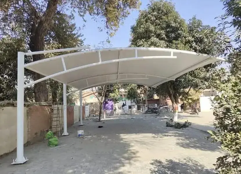 Tensile Parking Shade Structure for Cars and Outdoor Protection