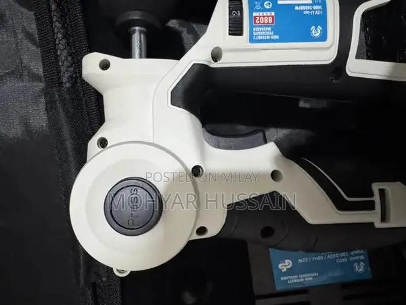 Compact Percussion Massage Gun with Dual Batteries