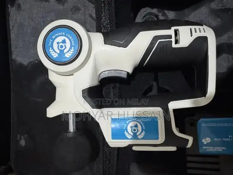 Compact Percussion Massage Gun with Dual Batteries