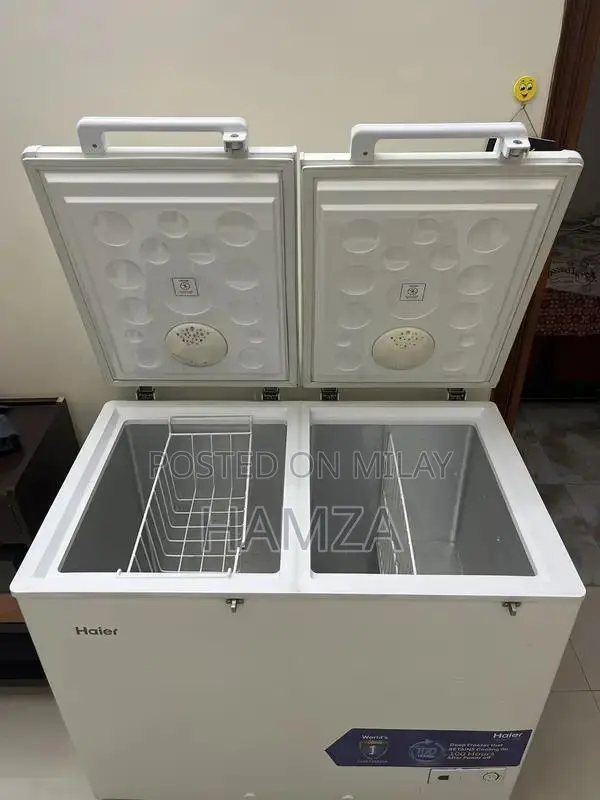 Haier Two-Door Refrigerator with Freezer Compartment
