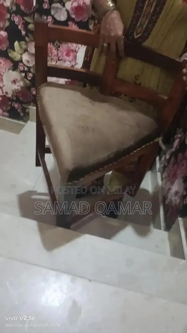 Wooden Dining Table - Six-Seater Durable Surface