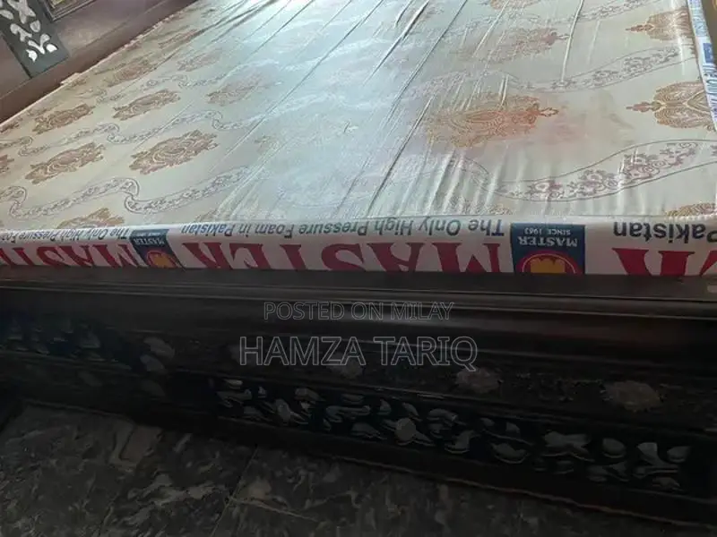 King Size Bed Set with Side Tables and Dressing