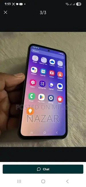 Samsung Galaxy A54 Smartphone with Damaged Screen