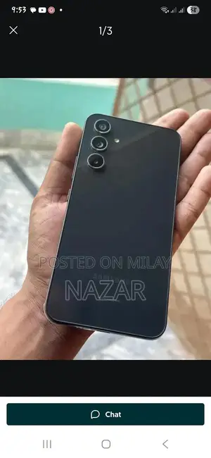 Samsung Galaxy A54 Smartphone with Damaged Screen