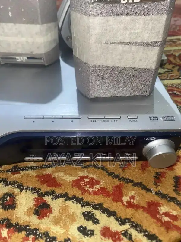 JVC Home Theater DVD Player System with 5 Speakers and Subwoofer