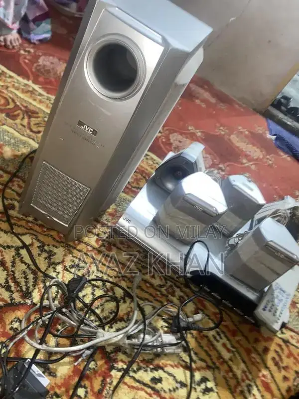 JVC Home Theater DVD Player System with 5 Speakers and Subwoofer