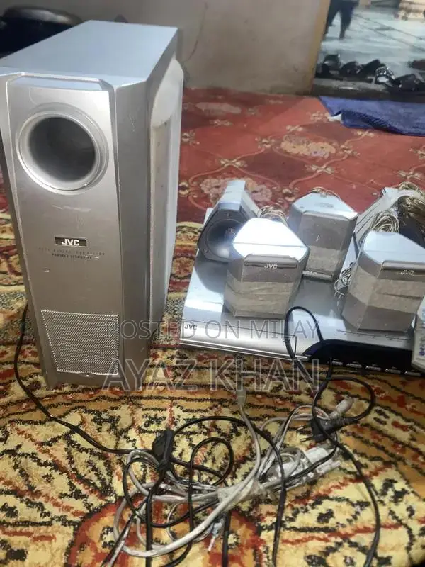 JVC Home Theater DVD Player System with 5 Speakers and Subwoofer
