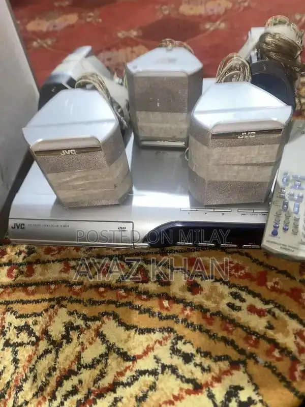 JVC Home Theater DVD Player System with 5 Speakers and Subwoofer