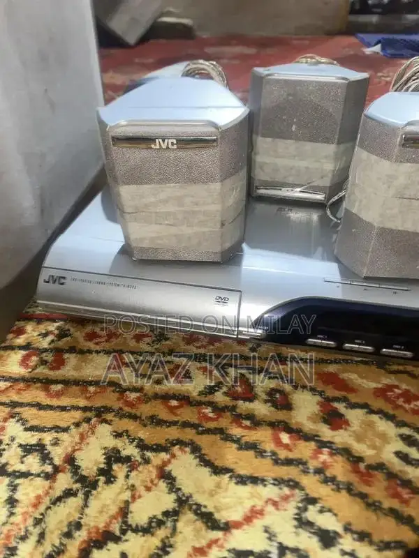 JVC Home Theater DVD Player System with 5 Speakers and Subwoofer