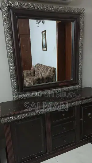 King Size Bedroom Set with Side Tables and Dressing Table