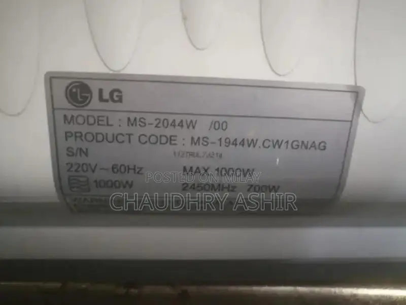 LG Microwave Oven - Fast Heating Kitchen Appliance