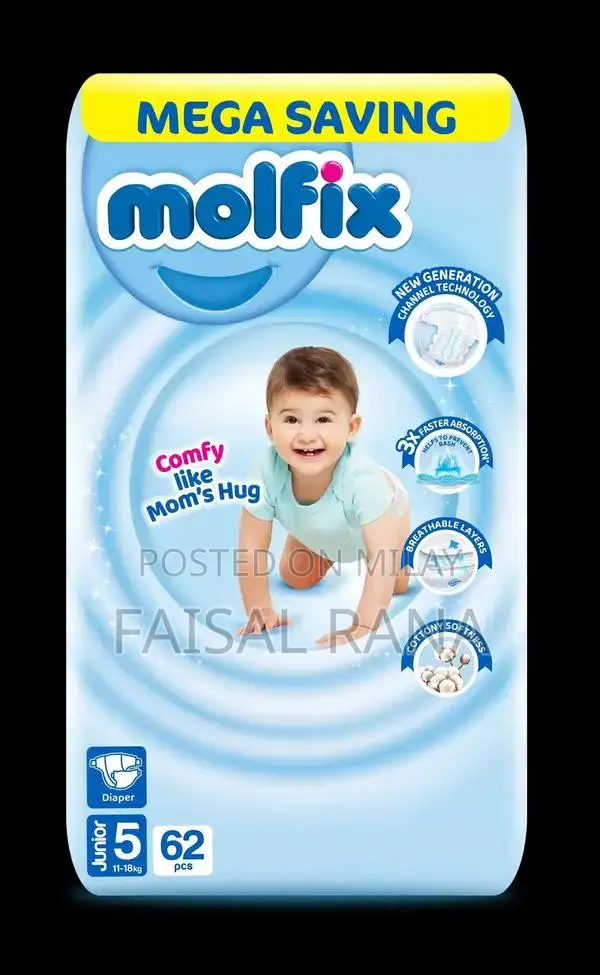 Molfix Diapers - Multiple Sizes Available