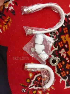 Photo - White Chrome Bathroom Basin Mixer Tap