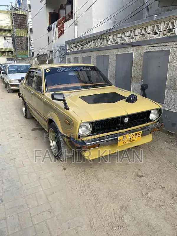 Classic Toyota Corolla 1977 Vintage Sedan