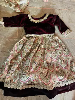 Girls Lehanga for Toddlers - Elegant Traditional Wear (2-3 Years)