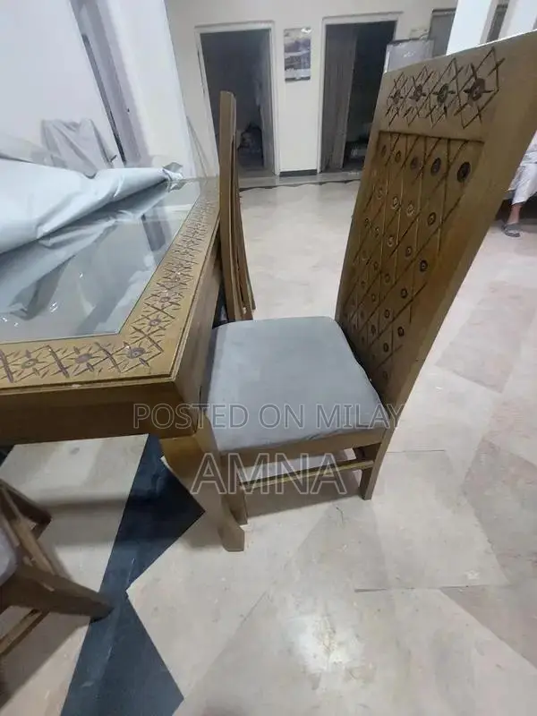 Solid Wood Dining Set - Excellent Condition, Barely Used