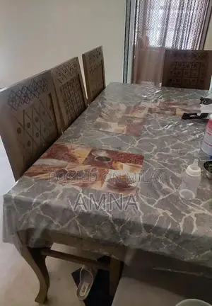 Solid Wood Dining Set - Excellent Condition, Barely Used