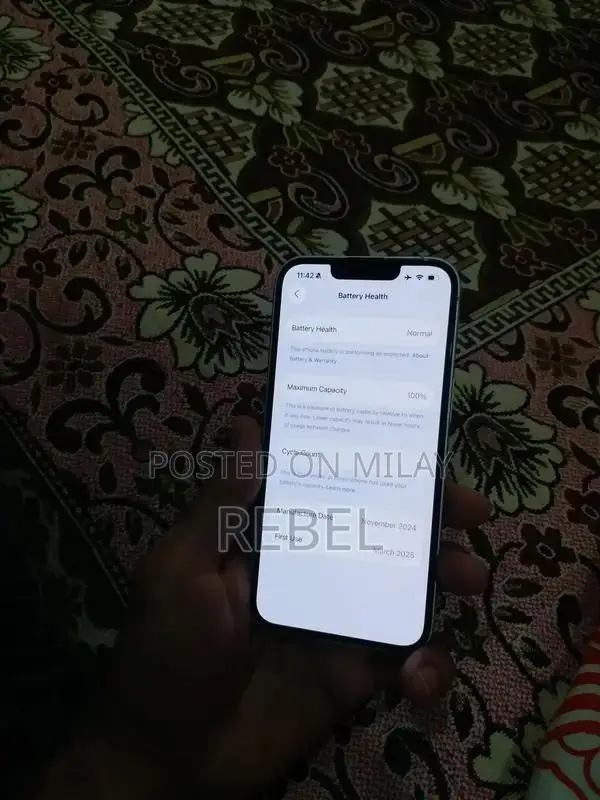 Apple Smartphone with AI, A18pro Chip, 128GB Storage