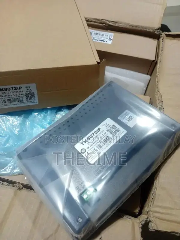 Weintek HMI Industrial Automation System with Power Supply and Sensors