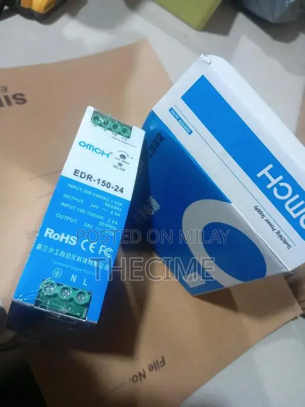 Weintek HMI Industrial Automation System with Power Supply and Sensors